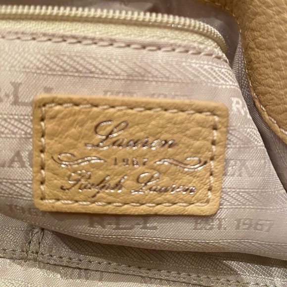 RALPH LAUREN LEATHER SHOULDER BAG - Picture 11 of 11